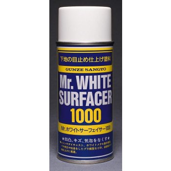 Mr. White Surfacer 1000 stříkací tmel 170g bílý
