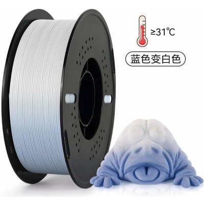 Kingroon PLA Temperature Changing 1,7a5 mm 1kg Modrá/Bílá – Zboží Živě