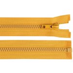 Kostěný zip dělitelný, délka 70 cm - hořčicový – Hledejceny.cz