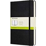 Moleskine Zápisník Expanded tvrdé desky L, čistý, černý 200 listů, čistý A5 – Zboží Dáma