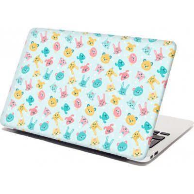 Sablio Samolepka na notebook Dětské hračky - 38x26 cm – Sleviste.cz