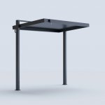 ROJAPLAST Hliníkový přístřešek na gril s otevírací střechou – Hledejceny.cz