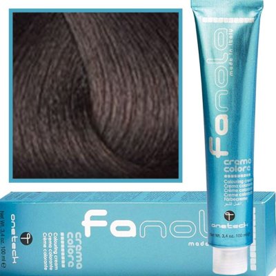 Fanola Colouring Cream profesionální permanentní barva na vlasy 4.14 100 ml – Zboží Mobilmania