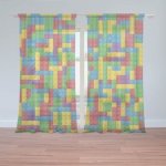 Sablio Záclony Barevná stavebnice: 2ks 150x250cm – Hledejceny.cz