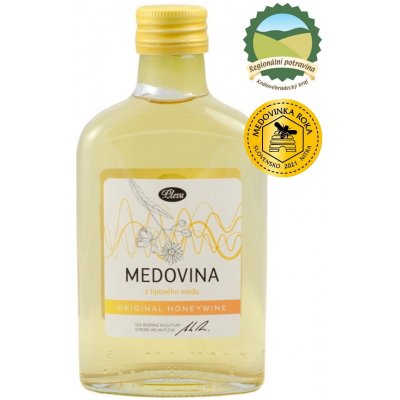 Pleva Medovina z lipového medu - 0,2l - placatka – Zboží Mobilmania