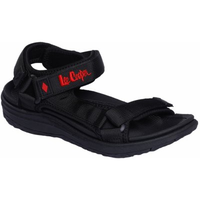 Lee Cooper LCW-24-34-2615L Dámské sandály černé – Zboží Mobilmania