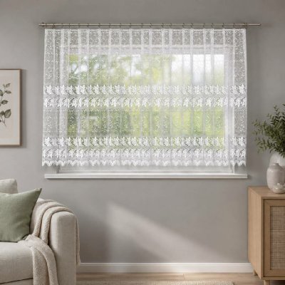 Dekorační krátká záclona na žabky TEOFILA 300x150 cm MyBestHome – Hledejceny.cz
