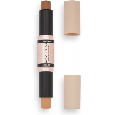 Makeup Revolution Fast Base oboustranná konturovací tyčinka Medium 2 x 4,3 g – Hledejceny.cz