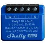 Shelly 1 Mini Gen3 spínací modul 1x 8A (WiFi, Bluetooth) SHELLY-1-Mini-Gen3 – Zboží Živě