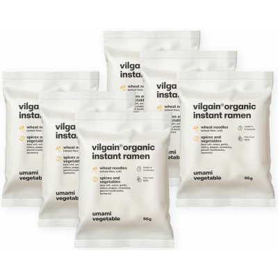 Vilgain Instantní nudlová polévka ramen Bio 6 x 66 g – Zboží Dáma
