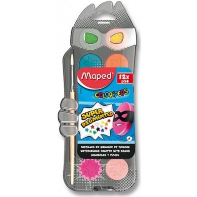 Maped Vodové barvy Color'Peps 12ks 24243 – Zboží Dáma