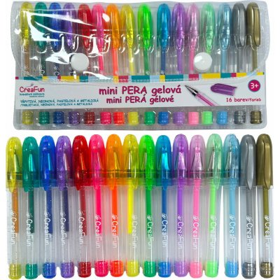CreaFun Gelová pera 30 barev – Sleviste.cz