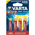 Varta Max Tech AAA 4ks VARTA-4703/4B – Hledejceny.cz