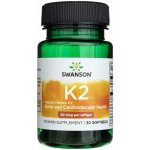 Swanson Vitamín K2 MK7 50 mcg 30 kapslí – Hledejceny.cz