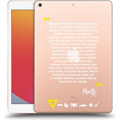 Picasee silikonový Apple iPad 10.2" 2020 8. gen Kazma BUĎTE TROCHU YESMANI čiré