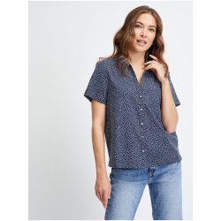 Gap dámská vzorovaná košile s krátkým rukávem tmavě modrá