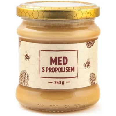 Včelí produkty Kolínek Med s propolisem 250 g – Zboží Dáma