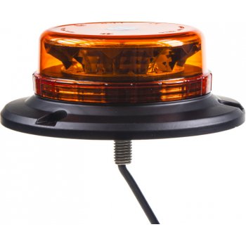 Stualarm LED maják, 12-24V, 12x3W oranžový fix, ECE R65
