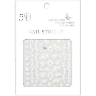 Starnails Samolepky na nehty 5D Flowers Nr 31 – Hledejceny.cz