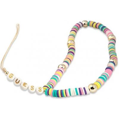 Přívěsek na klíče Guess pendant GUSTPEAM Phone Strap multicolor Heishi Beads GUSTPEAM