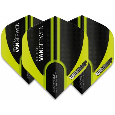 Winmau Prism Alpha Michael van Gerwen Green and Black W6915.144