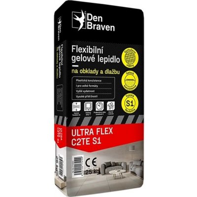 Den Brave Flexibilní gelové lepidlo na obklady a dlažbu ULTRA FLEX C2TE S1 25 kg