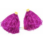 Růžové pompony pro roztleskávačky 2ks – Zboží Dáma