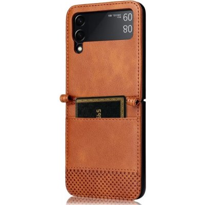 Pouzdro Retro Leather Samsung Galaxy Z Flip 4 hnědé