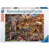 Puzzle Ravensburger D.Penfound Africká zvířata 3000 dílků