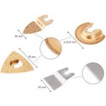 Sada nástrojů pro oscilační brusku FESTA 4ks – Zboží Dáma