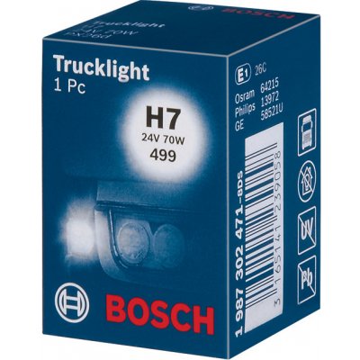 Bosch Trucklight H7 PX26d 24V 70W