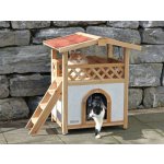 Kerbl Tyrol Alpin Domeček pro kočky světle hnědý 88 x 57 x 77 cm – Sleviste.cz