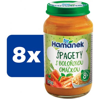 Hamánek Špagety s boloňskou omáčkou 8 x 230 g – Zboží Dáma