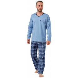 Leon 993 pánské pyžamo dlouhé sv.modré