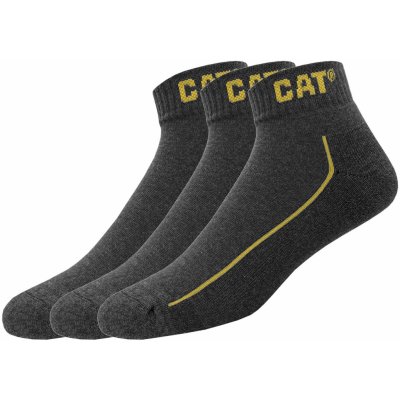 Caterpillar pánské pracovní ponožky 3 páry antracitová – Zboží Mobilmania