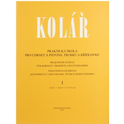 Bärenreiter Praktická škola pro cornet a pistons, trubku a křídlovku 1 – Zbozi.Blesk.cz