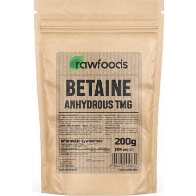 RawFoods Betaine TMG bezvodý v prášku 200 g – Hledejceny.cz