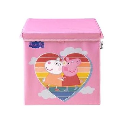 Lifeney box s víkem Prasátko Peppa přátelství 33 x 33 x 33 cm – Sleviste.cz