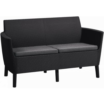 KETER SALEMO 2 seater sofa grafit – Hledejceny.cz