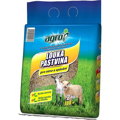 AGRO Travní směs LOUKA-PASTVINA 2 kg – Hledejceny.cz
