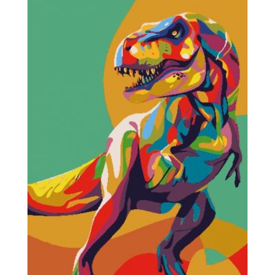 Gaira Malování podle čísel Tyranosaurus – Zboží Mobilmania