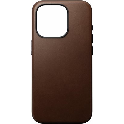 Pouzdro Nomad Modern Leather Case iPhone 15 Pro hnědé – Zboží Mobilmania