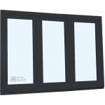 KNIPPING Plastové okno - 70 AD, 2100x1500 mm, OS+O/OS, antracit Barva, imitace: antracit/bílá (jednostranně) – Hledejceny.cz