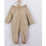 Kojenecký overal z Minky Nicol Bubbles béžový – Zboží Dáma