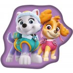 Jerry Fabrics Tvarovaný mikroplyšový polštář Paw Patrol Purple Polyester 27x33 – Zboží Dáma