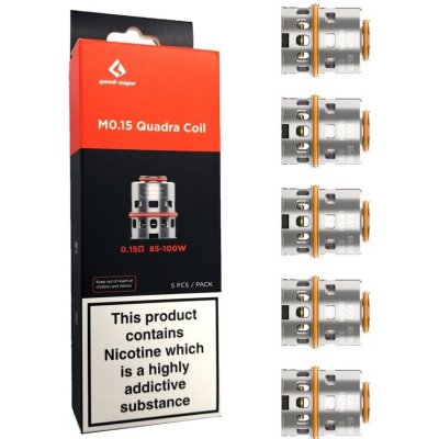 Geekvape M Series Coil 5 ks 0,15 ohm – Hledejceny.cz