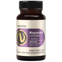 NUPREME Magnesium + šafrán chelát 60 kapslí