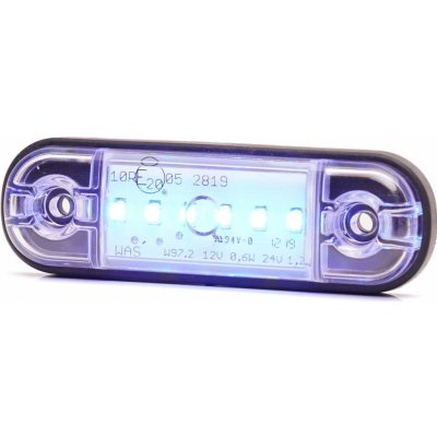 Světlo LED modré 6LED 24V WAS 713BLUE, , , – Hledejceny.cz