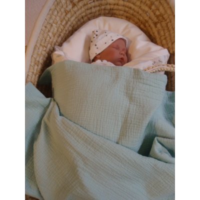 Pro útulný domov Deka mušelínová Mentolová – Zboží Mobilmania