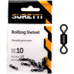 Suretti Pevnostní obratlík vroubkovaný vel.8/35kg (10ks) – Zboží Mobilmania